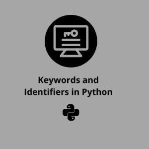 keywords and identifiers in python