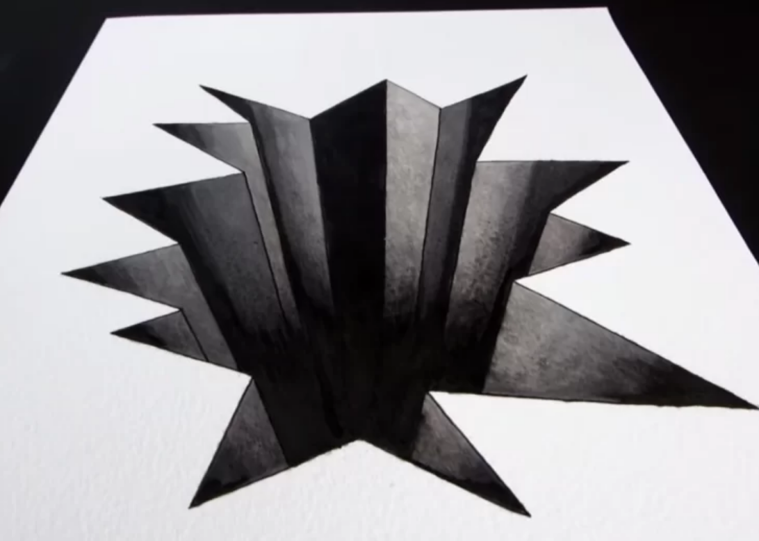 3D Hole drawing